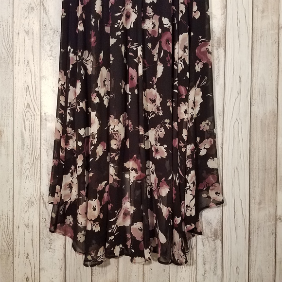 Torrid Floral Print Chiffon Hi-Lo Dress, NWT - Picture 3 of 8